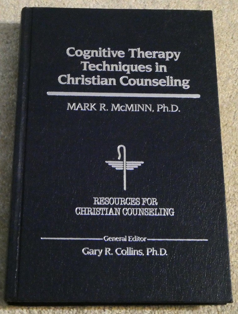Cognitive Therapy Techniques Christian Counseling Hardcover Book Mark McMinn