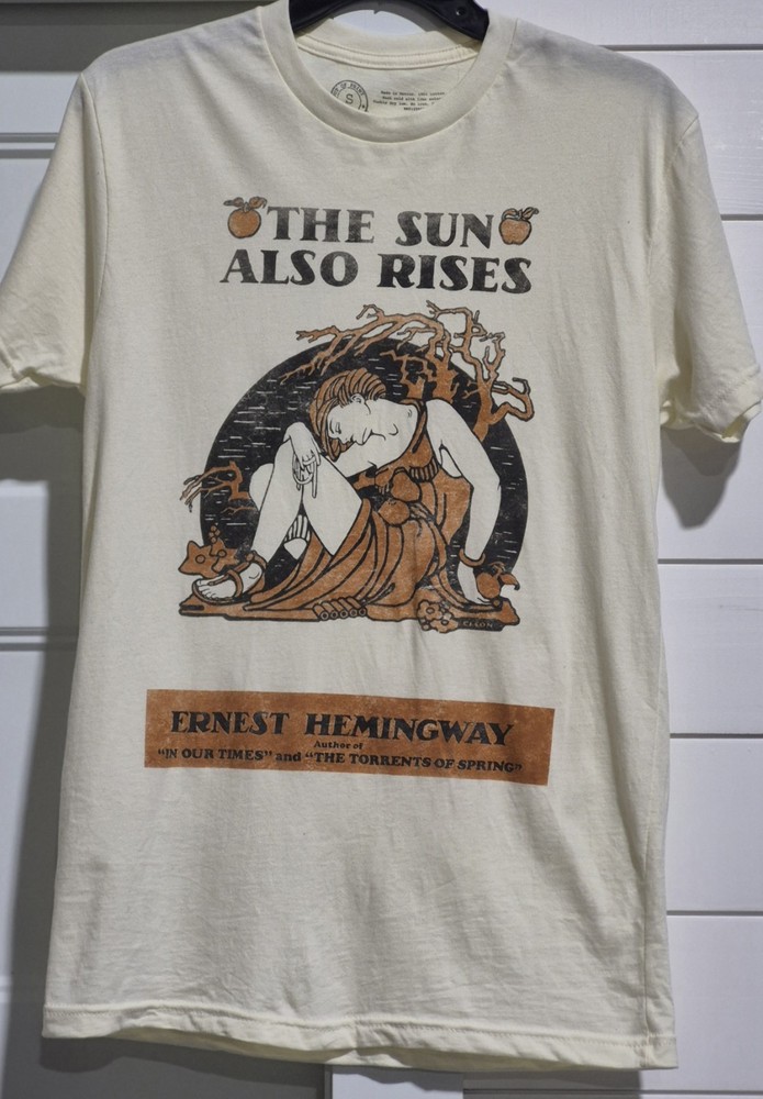 1926 ernest hemingway book cover  cleo damianakes the sun also rises Sm tshirt