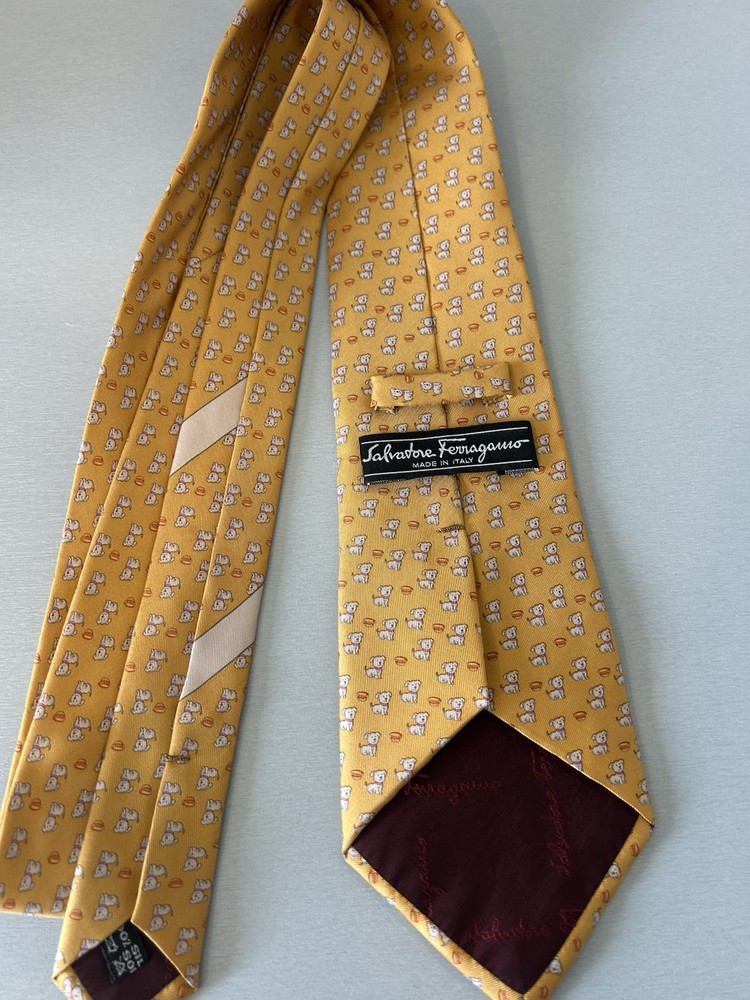 Salvatore Ferragamo Men's Silk Necktie