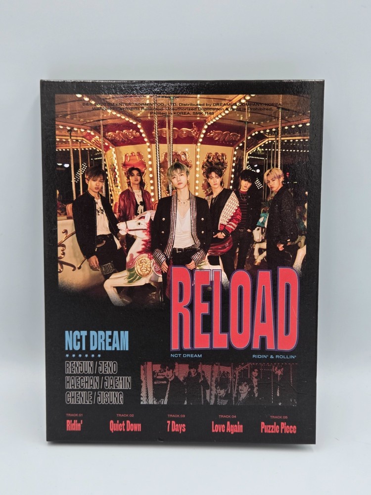 NCT DREAM Reload Album Ridin' Ver. Official K-POP - Photobook Good Condition
