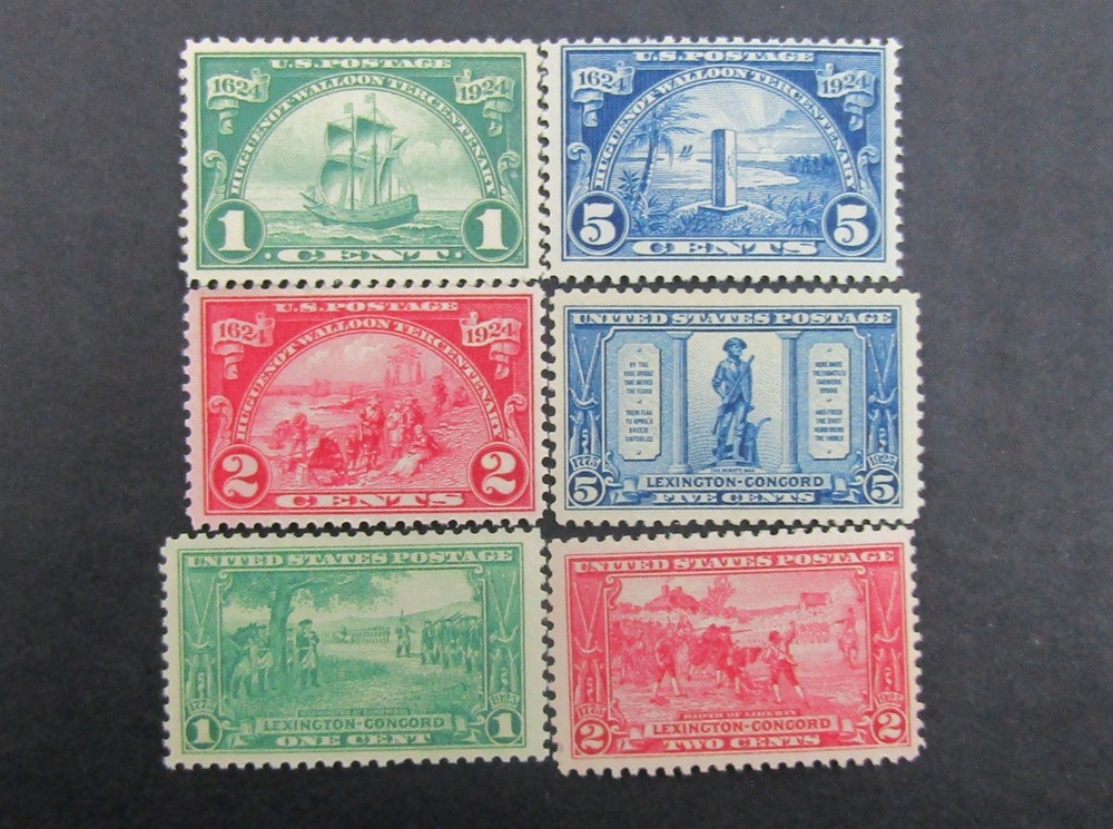 nystamps US Stamp # 614-619 Mint OG NH/H 614 NG        Y15x4560
