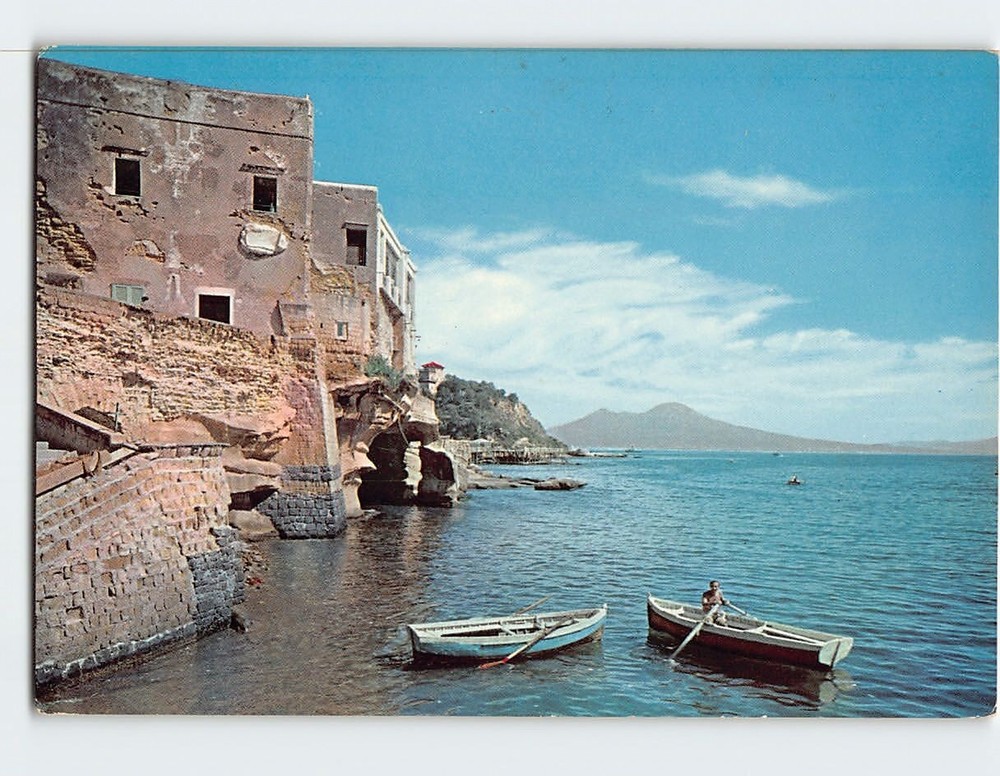 Postcard La Fenestrella at Marechiaro Naples  Italy