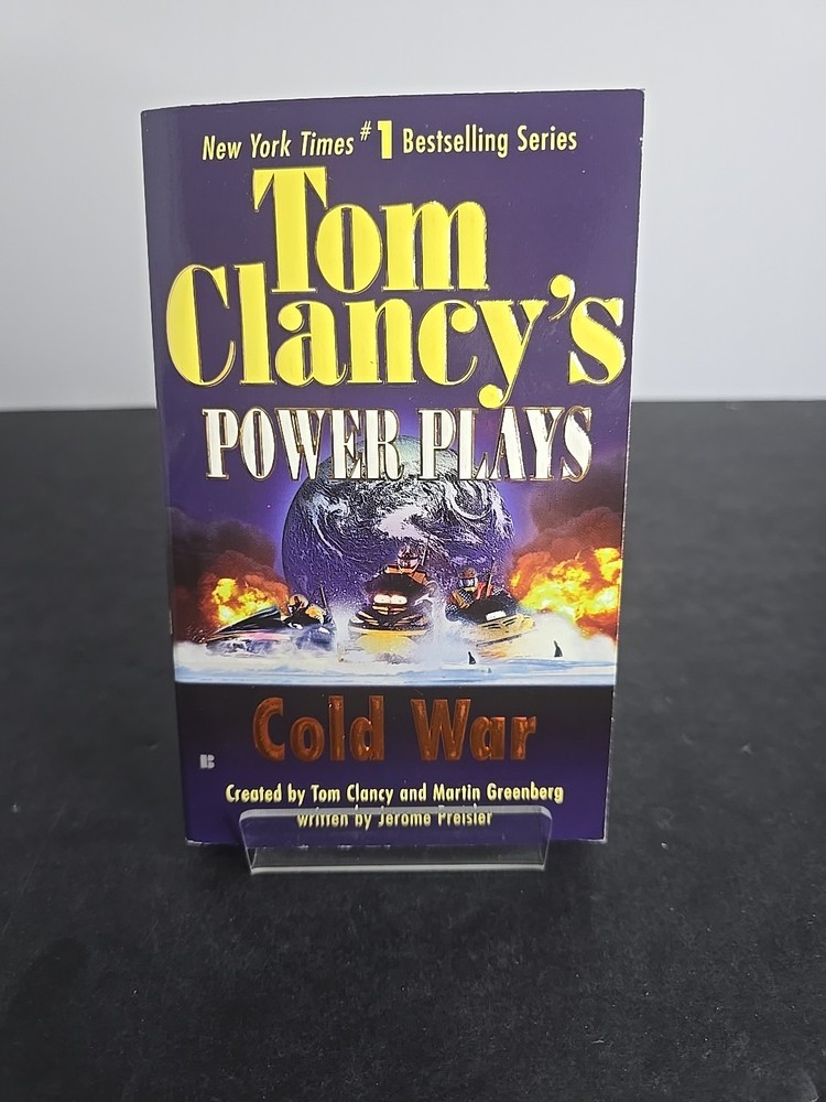 Tom Clancy’s Power Plays: Cold War (2001, Berkley PB) Techno Thriller LN