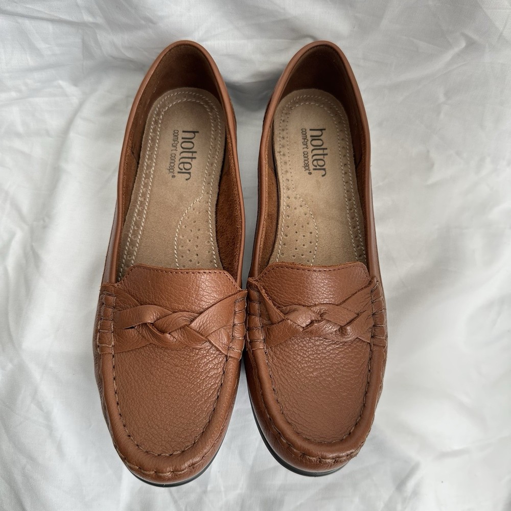 Hotter  Comfort Concept Brown Loafer Women's  Size 9