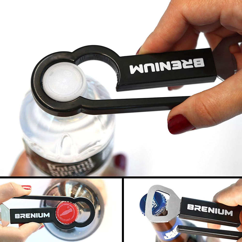 Multifunctional Bottle Opener for Water and Beer Bottle, Plastic Water Bottle, T