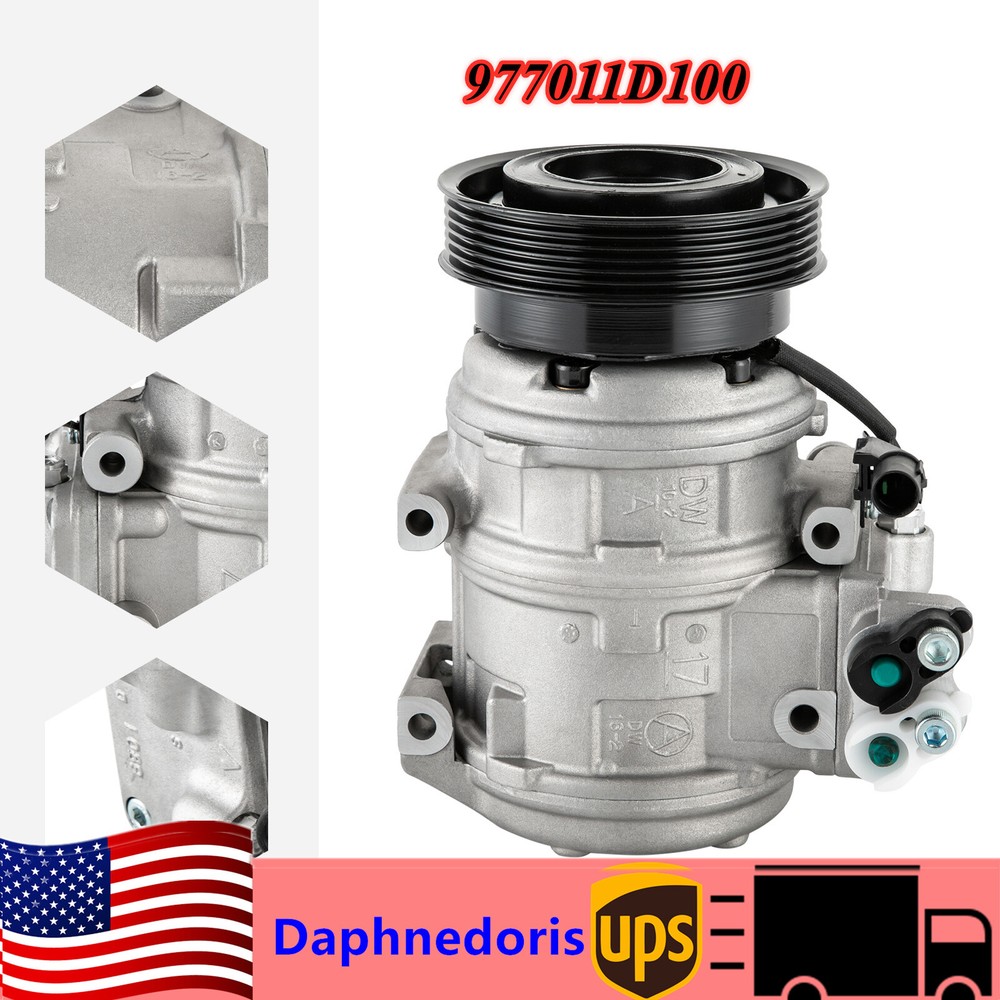 2010-2012 Kia Rondo 2.4L AC Compressor w/ Clutch & Pulley 977011D100