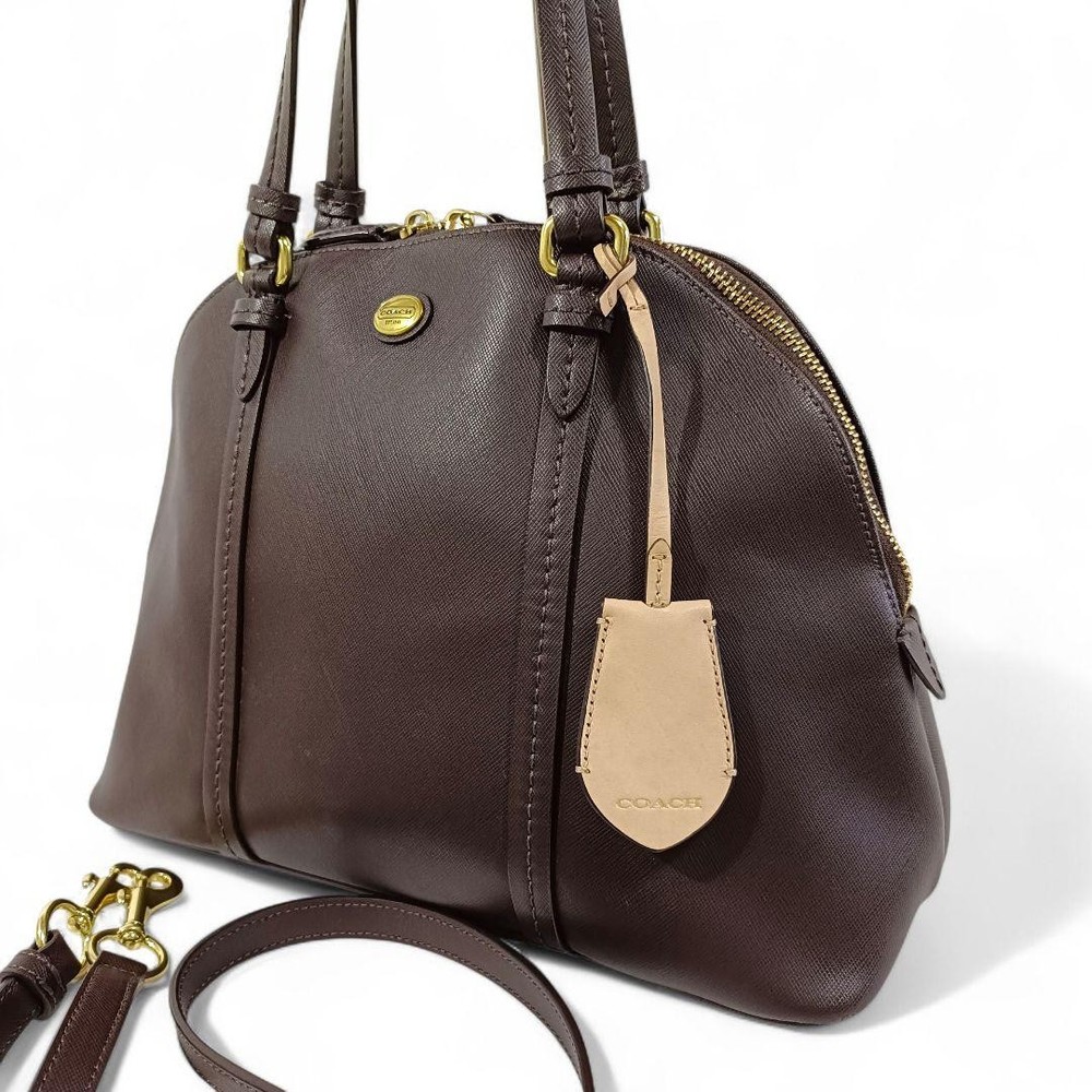 Excellent condition genuine COACH handbag 2way with shoulder strap leather