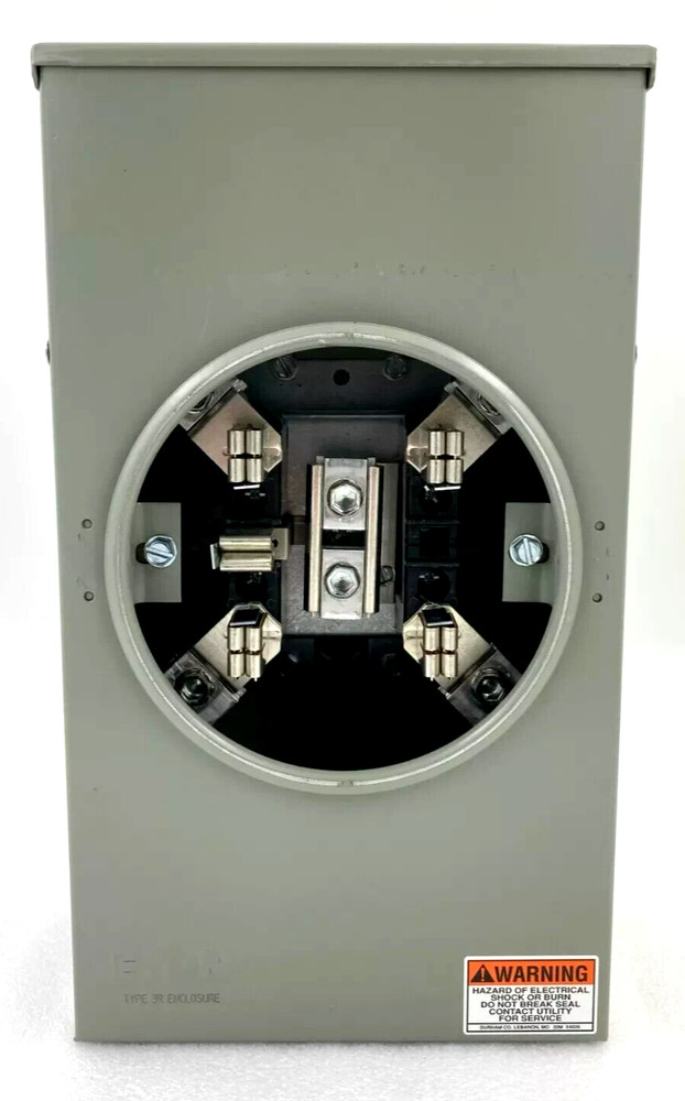 Eaton URS202BCRCH Single Meter Socket 200A/600V - Surplus