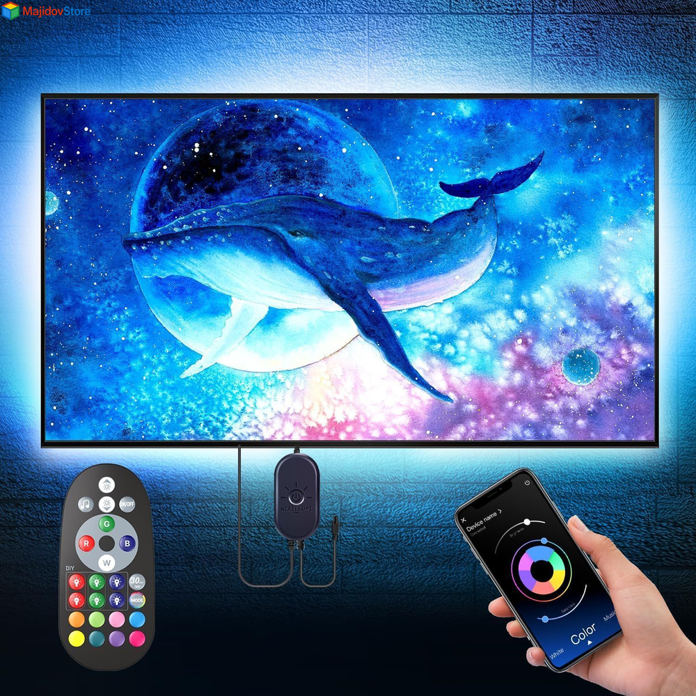 55-75 Inch TV LED Backlight with Remote for Mirror & PC