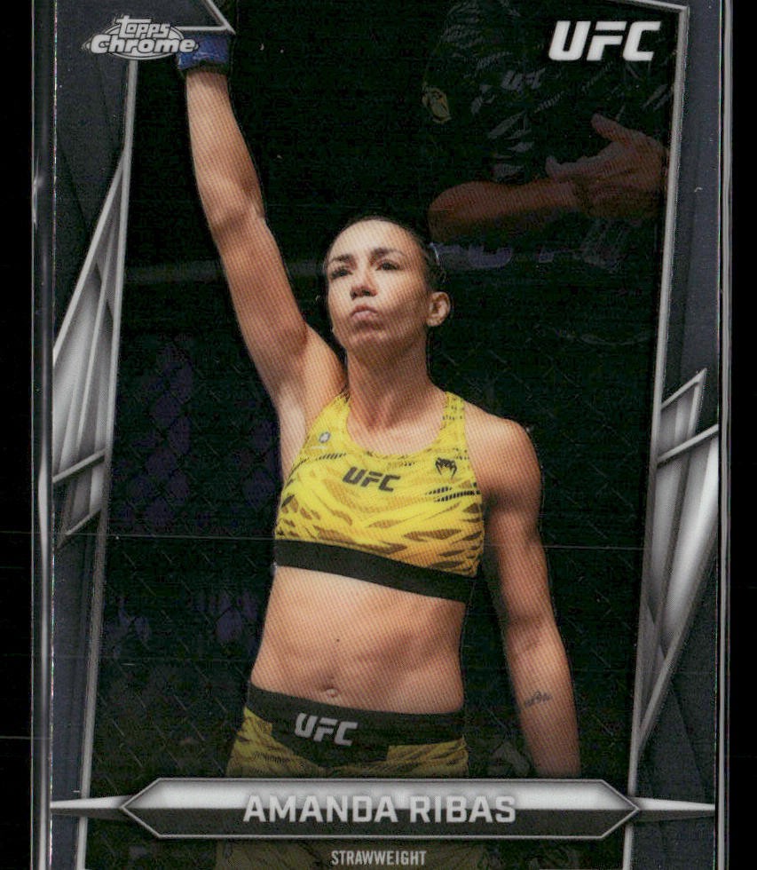 Amanda Ribas 2026 Topps Chrome UFC #32 MMA/UFC