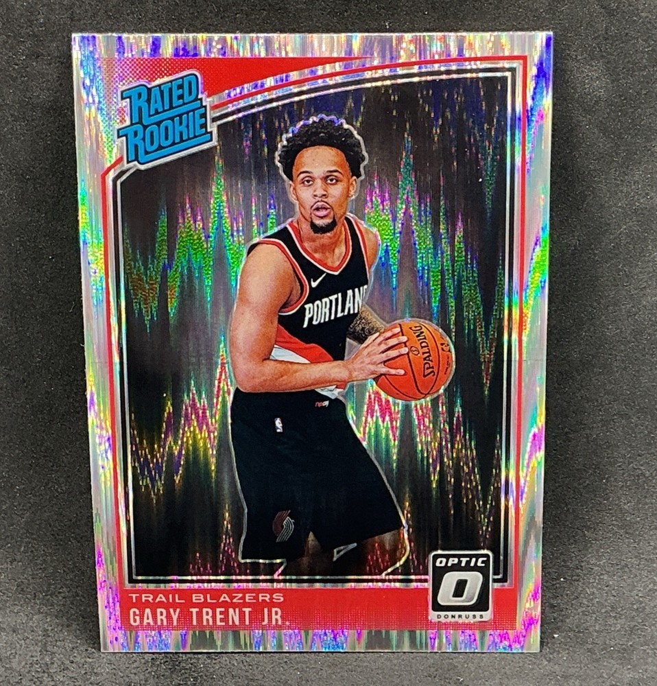 2018-19 Panini Donruss Optic - Rated Rookie Gary Trent Jr. #199 Shock Prizm (RC)