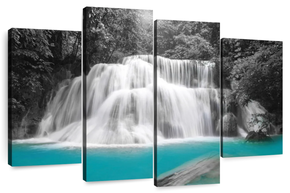 Pop Rainforest Waterfall Wall Art