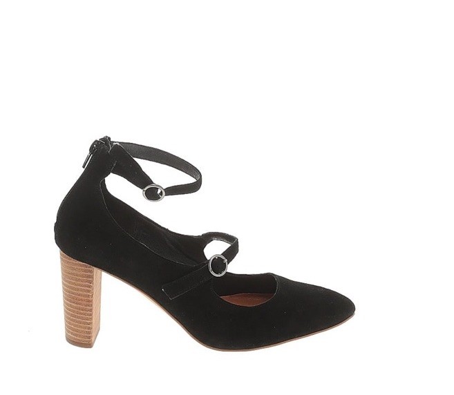Lucky Brand Black Strappy Leather Heels Size 10 Womens