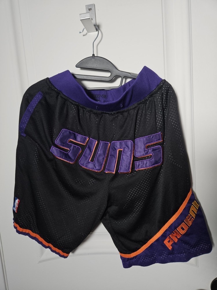 Just Don Phoenix Suns Embroidered Basketball Shorts USA Made Men’s Size L RARE
