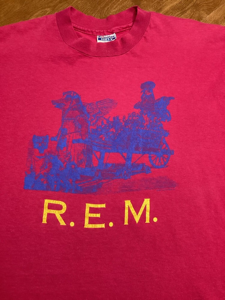 Vintage 1986 REM Pageantry Tour Shirt Size XL  Single Stitch RARE