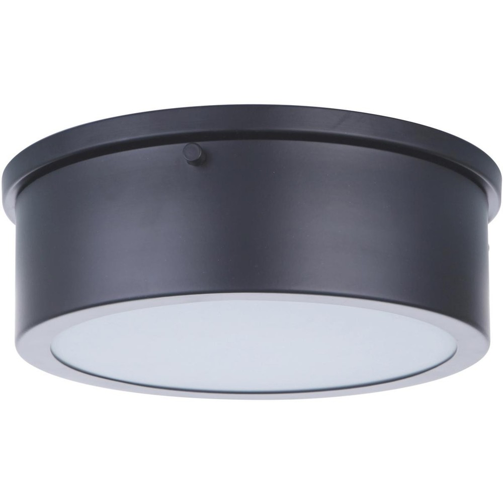 Craftmade X6709-FB-LED Fenn 9-Inch Flat Black LED Flush Mount Ceiling Light