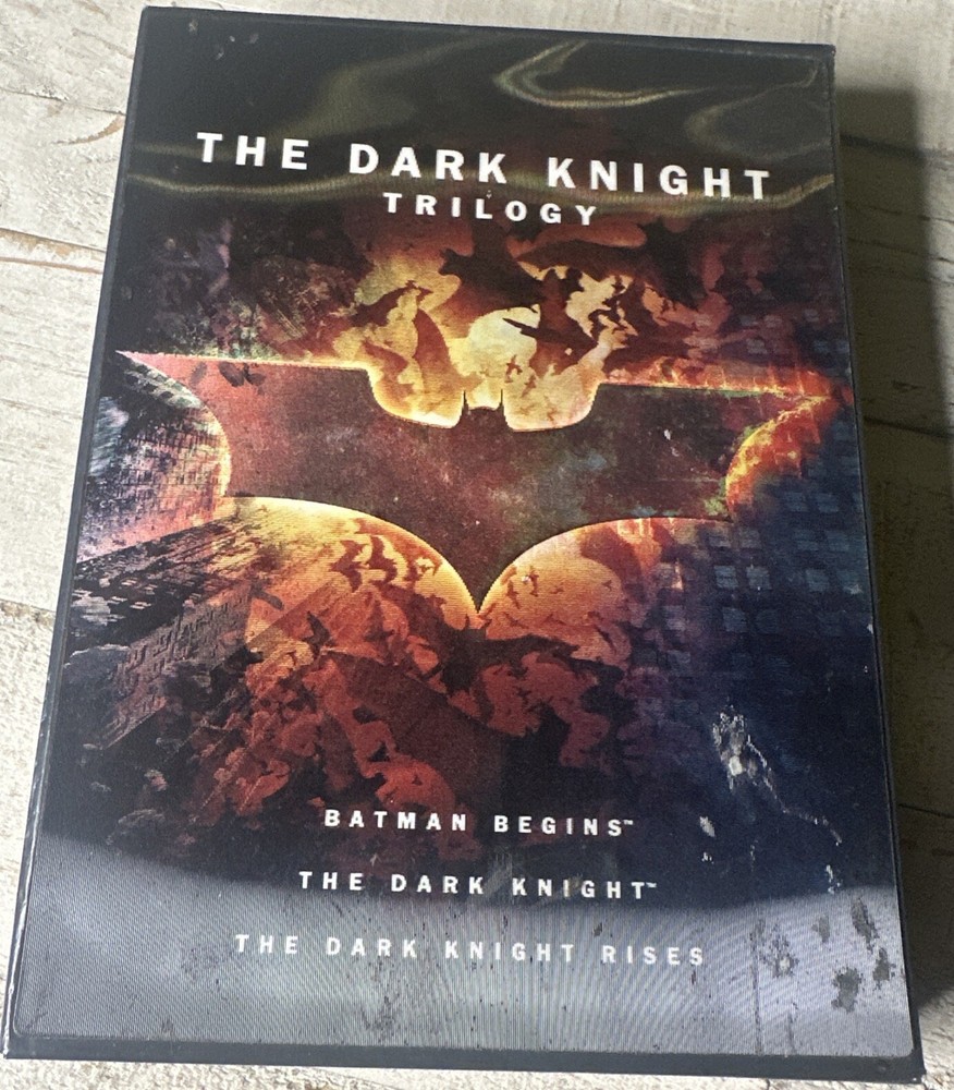 The Dark Knight Trilogy Complete DVD Set Batman Begins TDK Rises
