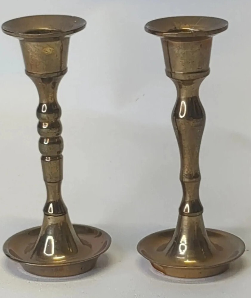 Brass Miniature Candle Sticks