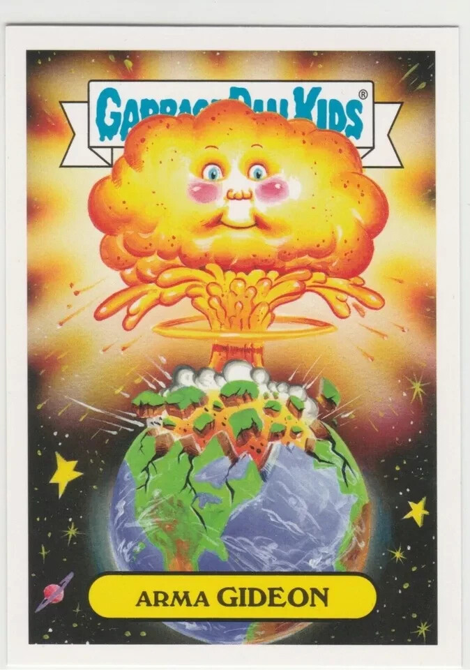 Arma Gideon 18a Garbage Pail Kids GPK 2017 Adam-geddon Trading Card