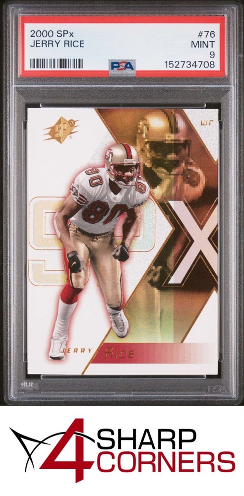 2000 SPx #76 JERRY RICE 49ERS HOF PSA 94SC is the hobby's first consignment choice on eBay!