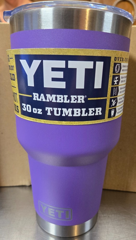 YETI Rambler 30oz Vacuum Insulated Tumbler in Purple Stainless Steel
