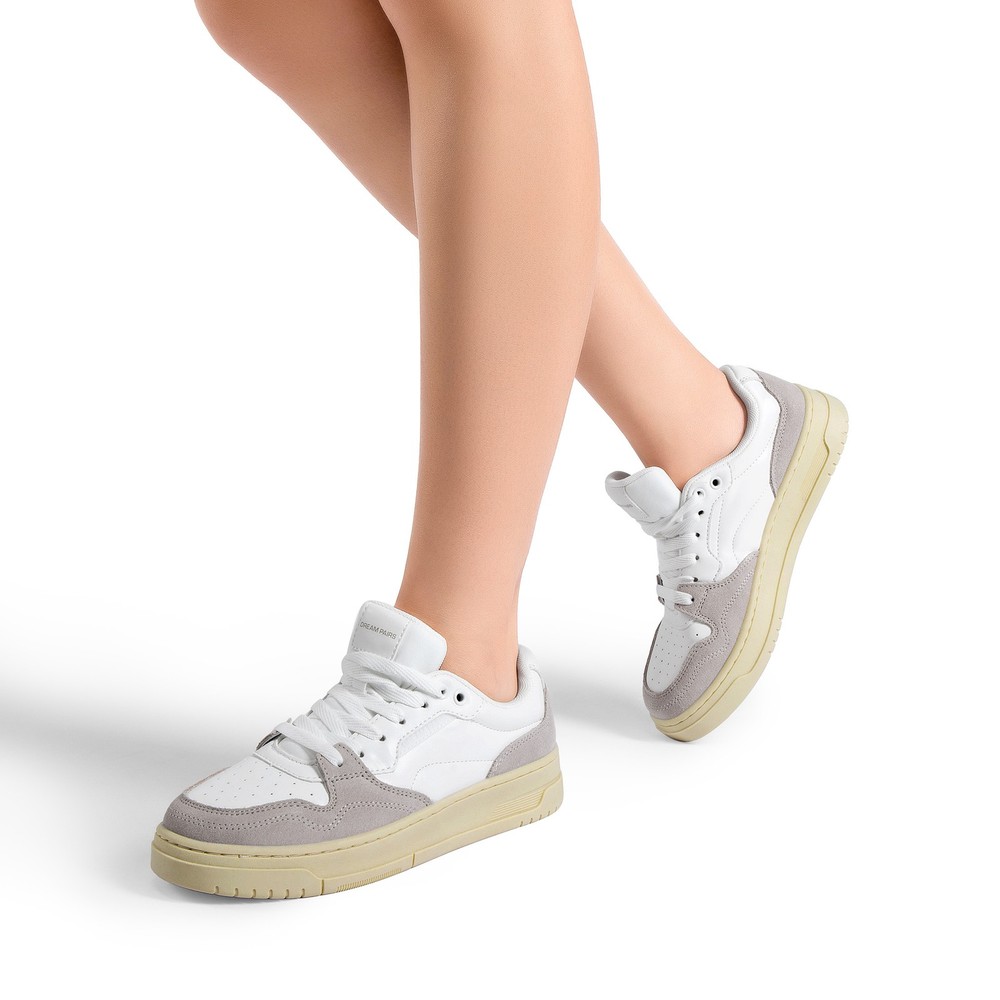 Women Walking Sneakers Comfortable Lace-Up Casual Classic Athletic Shoes