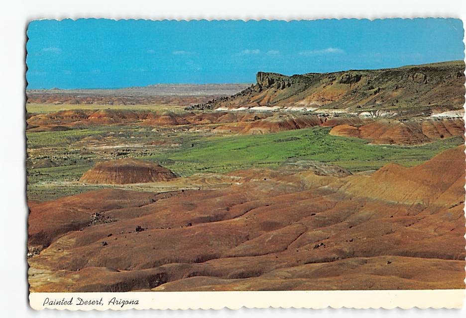 Postcard Painted Desert Arizona USA