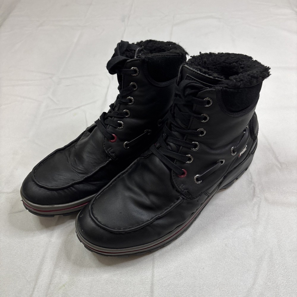 Pajar Basel Mens Snow Boots Size 12-12.5 Black Fleece Lined Winter Boots