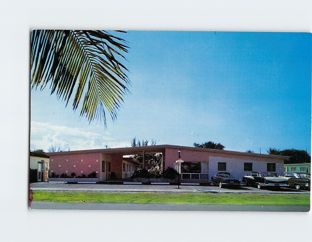 Postcard The Fischer Apartments Hollywood Florida