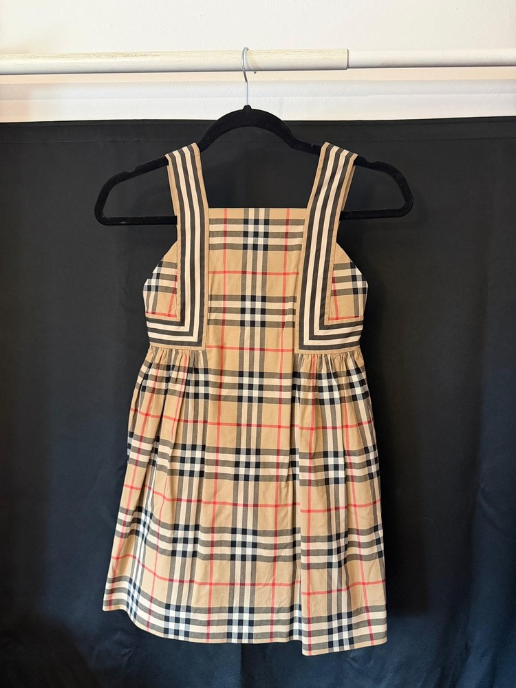 Authentic Burberry Girl's Astrid Dress Vintage Check Size 8 Y Kids Children