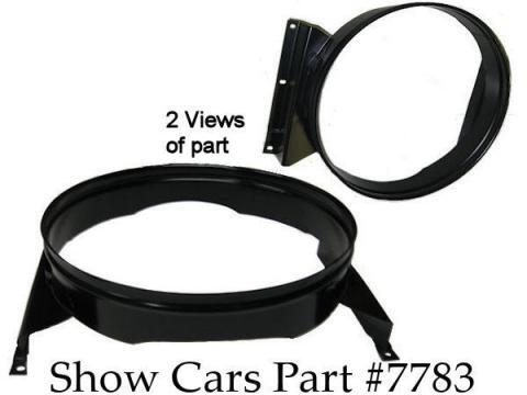 1958 348 CHEVY BIG CORE  RADIATOR FAN SHROUD NEW REPO DETAIL 100% ORIGINAL