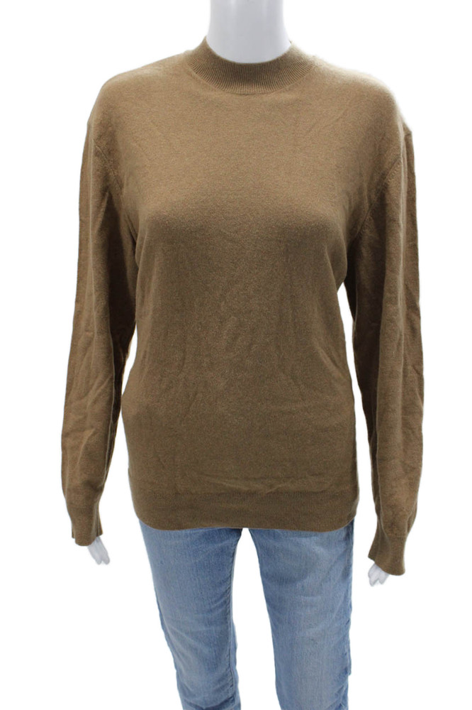 Zara Women Pullover Sweater Brown Acrylic Blend Crew Neck Long Sleeve Size MFree Shipping in US $100+ Orders | $6.95 Orders Below