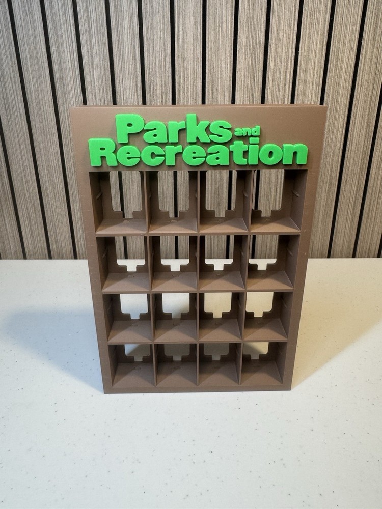 Funko Bitty Pop! Parks and Recreation TV show Complete Set Custom Display Case