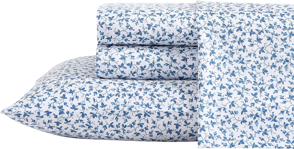 Home - Queen Sheets, Soft Sateen Cotton Bedding Set - Sleek, Smooth, & Breathabl