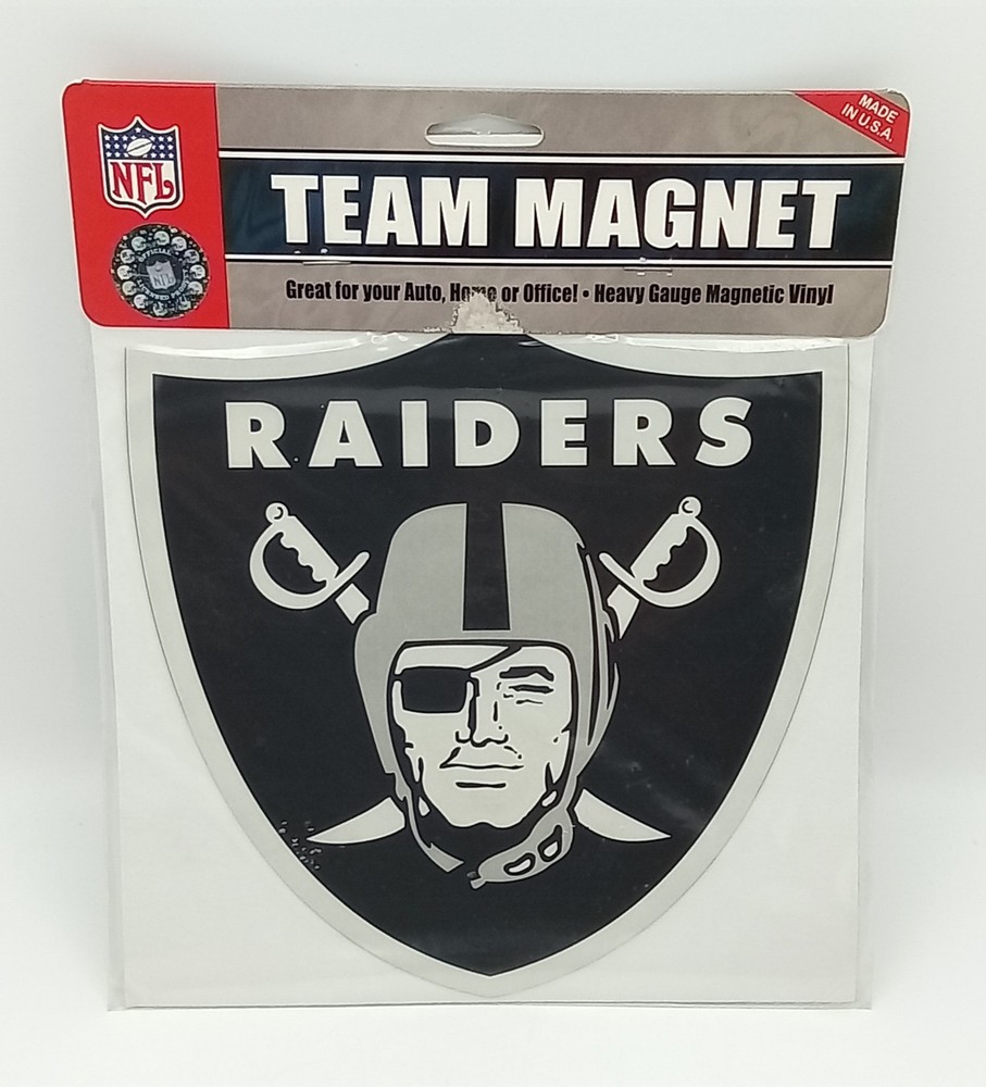 Oakland Raiders NFL Team Car Magnet for Trucks and Vehicles