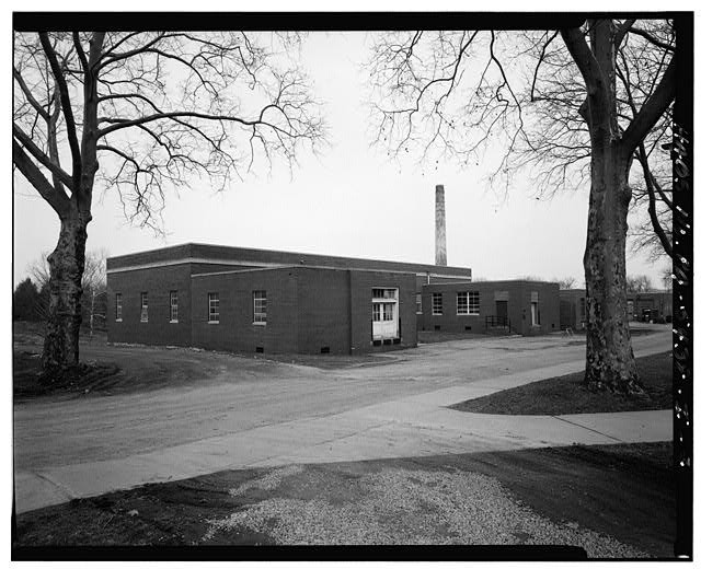 2. Detail View Of Laundry Building Showing Southwest And Northwest Facades.