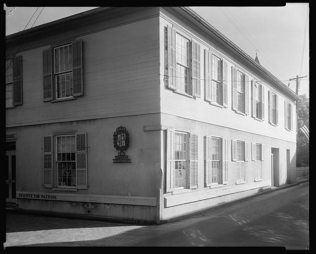 Photo:St. Augustine Florida Spanish Treasury 1930s George St Building