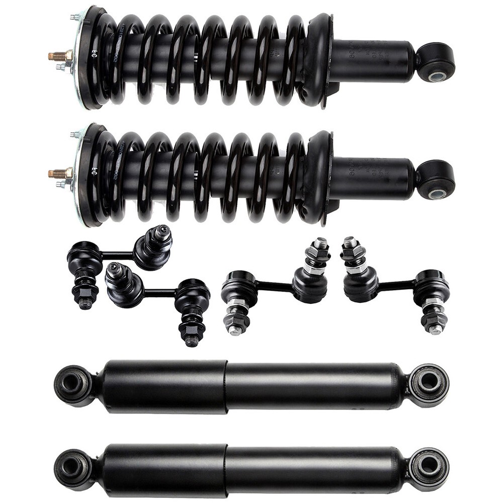 2005-2012 Nissan Pathfinder Front Strut Rear Shock Kit with Tie Rods & Sway Bar 8PCS