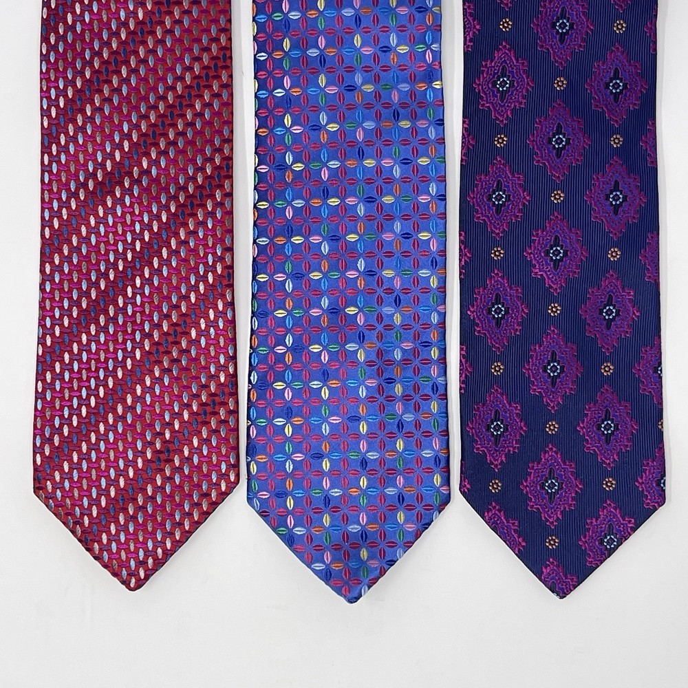 NWT CHARLES TYRWHITT Mens Ties - Handmade in London - 100% Silk  3.5