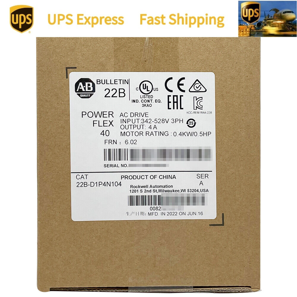 22B-D1P4N104 New Factory Sealed AB 1 YEAR WARRANTY FAST DELIVERY 1PCS VERY GOOD