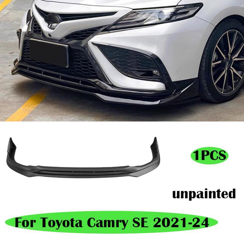 For Toyota Camry SE 2021-2024 unpainted Front Bumper Lip Spoiler Bodykit Refit