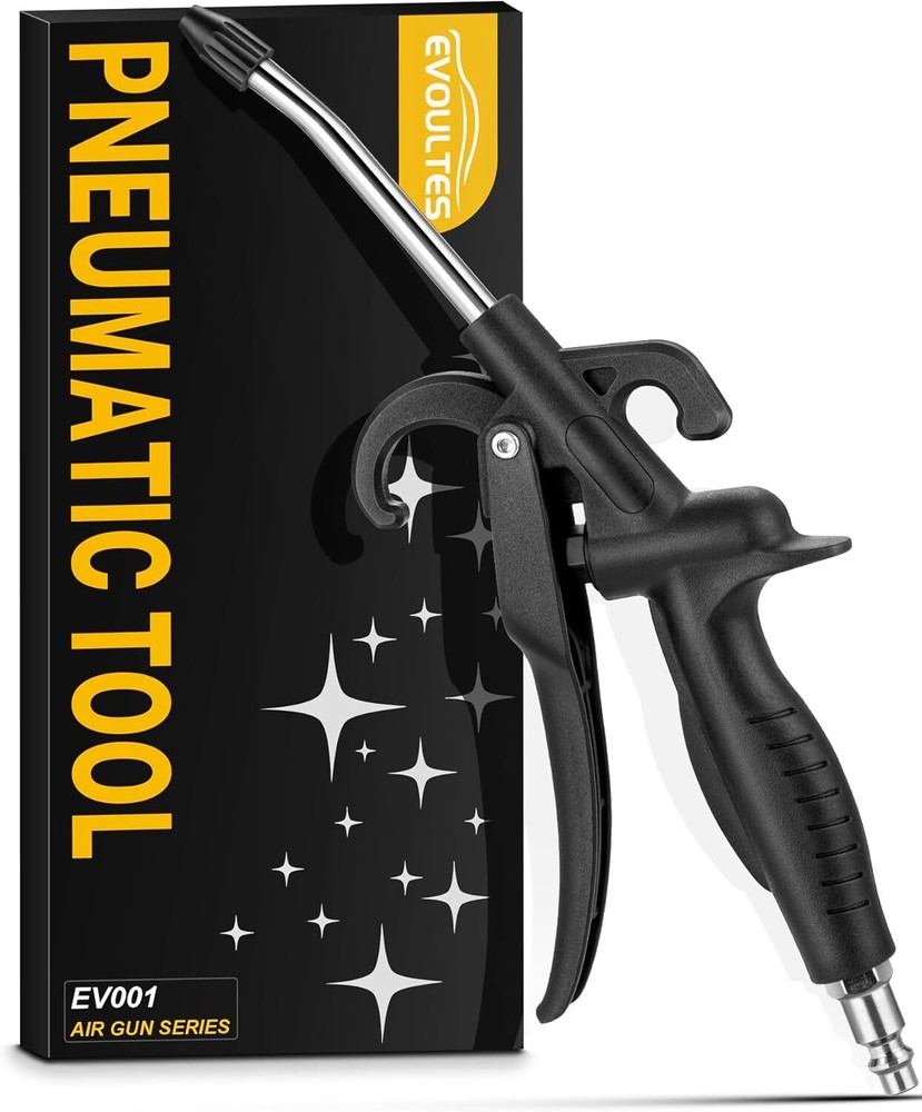 High Power Air Blow Gun with Rubber Guard Industrial Household Air Nozzle Blower