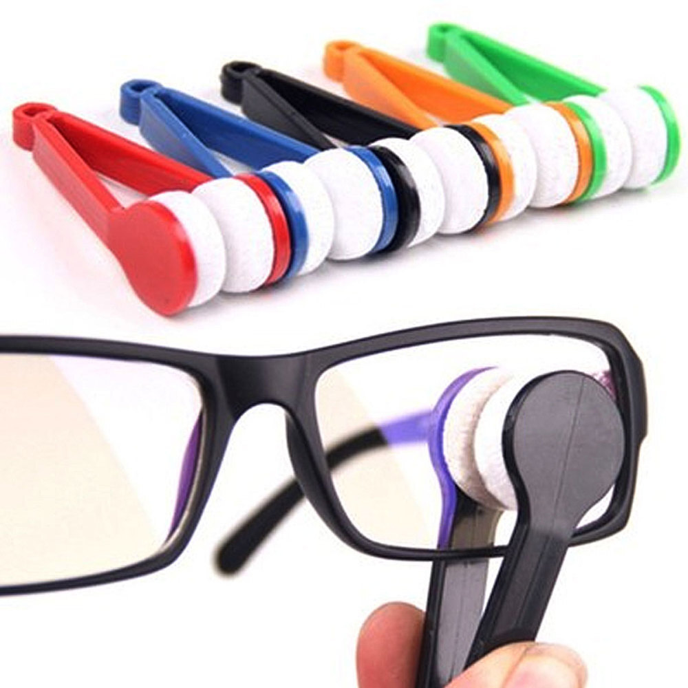 12pcs Eyeglasses Cleaning Clip Microfiber Spectacles Cleaner
