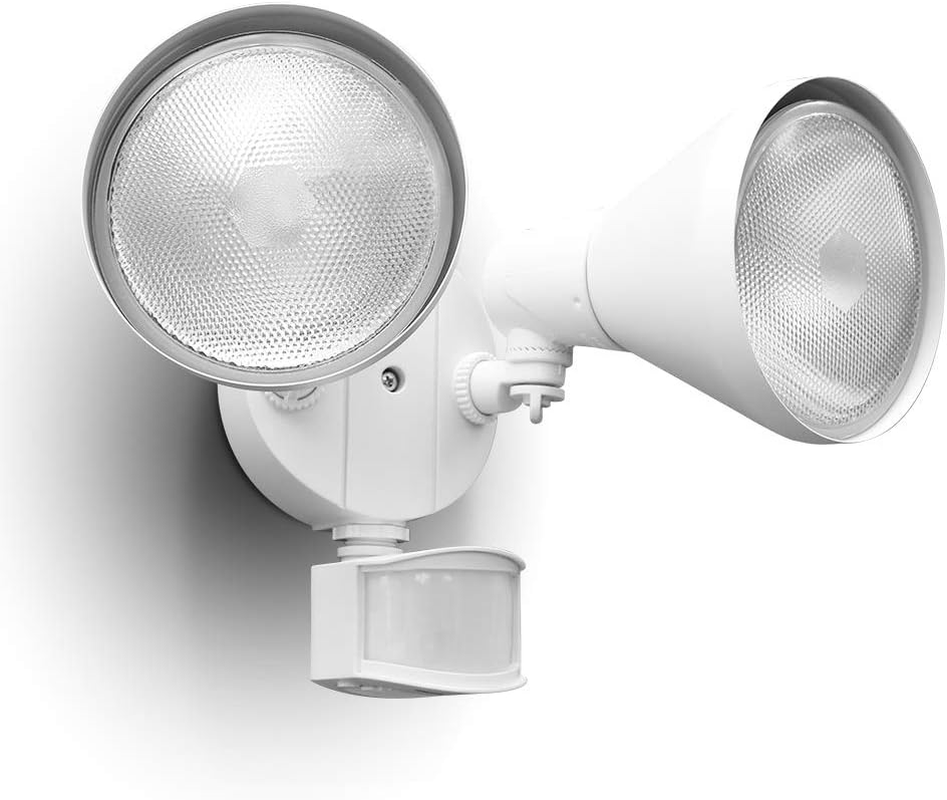 1800LM LED Motion Sensor Light Outdoor, Dual-Head Security Light, 3000K, Waterpr