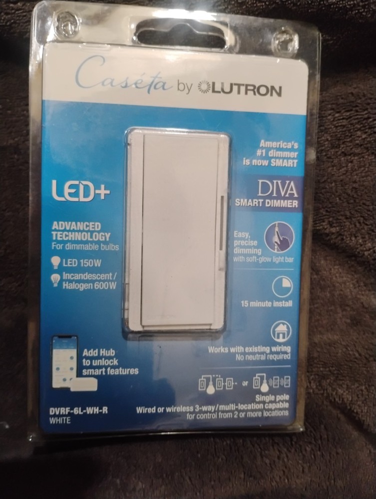 Lutron Diva Smart Dimmer - White