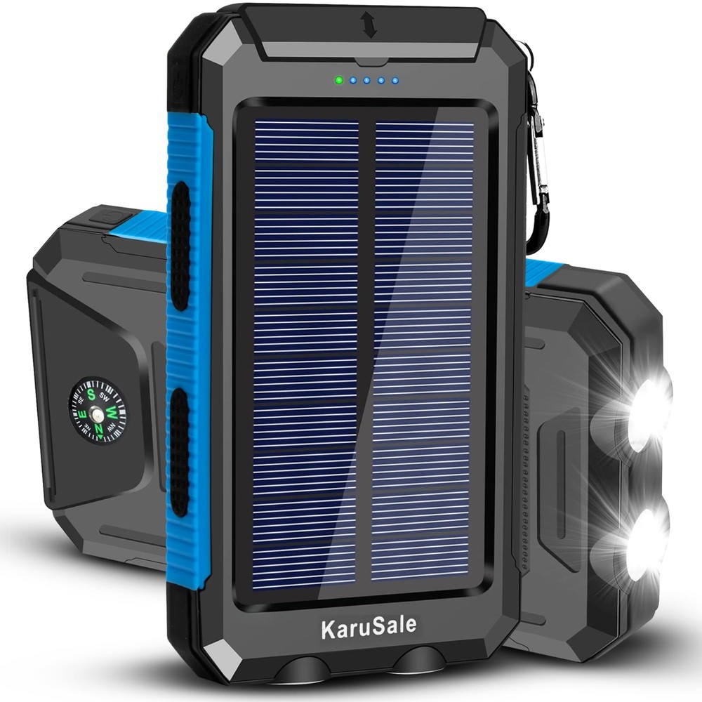 50,000mAh Solar Power Bank with QC3.0 Fast Charging & 20W Output