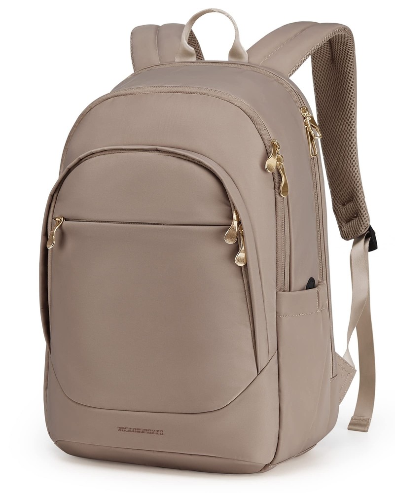 Stylish 15.6 Inch Travel Laptop Backpack for Women with USB Charging Port