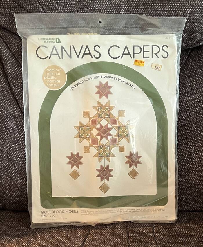 1983 Needlepoint Plastic Canvas Kit #331 