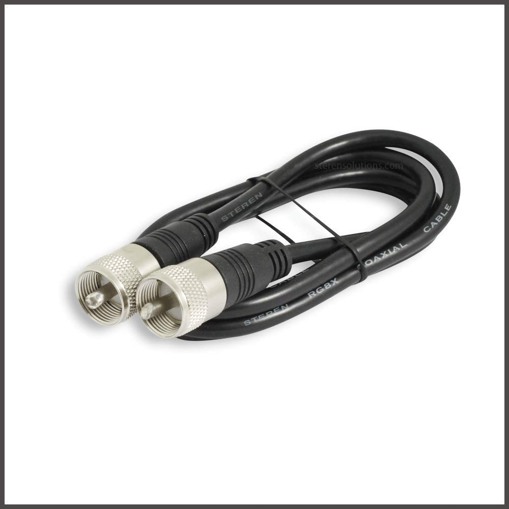 RG8X Coaxial Cable Connector Antenna Cable Coax Male To Male 3 Feet 1 Piece New