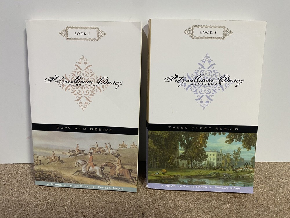 Lot of 2 Fitzwilliam Darcy Gentleman books series by Pamela Aidan Books 2 and 3
